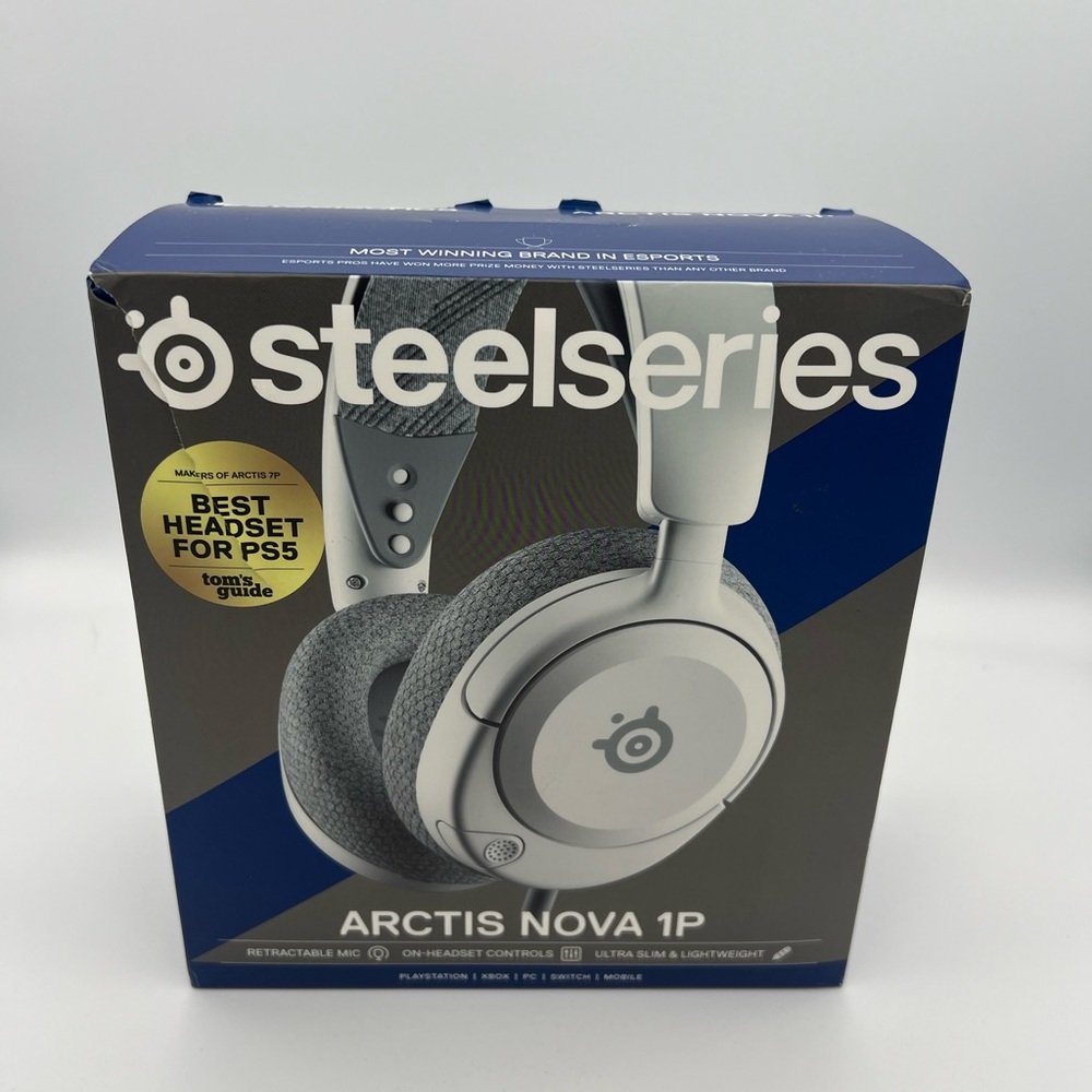 SteelSeries Arctis Nova 1P Over-Ear Headphones - White